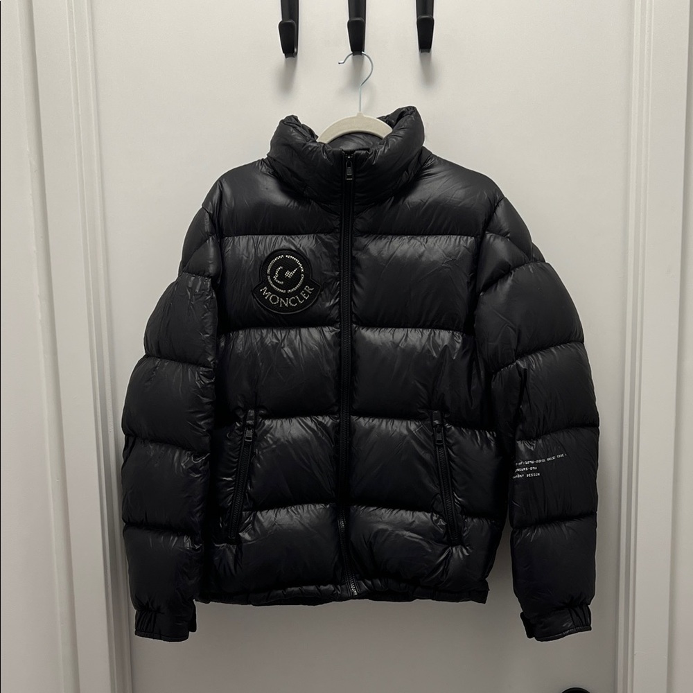 Moncler X Fragment Hiroshi Fujiwara World Of Moncler Printed Puffer Jacket